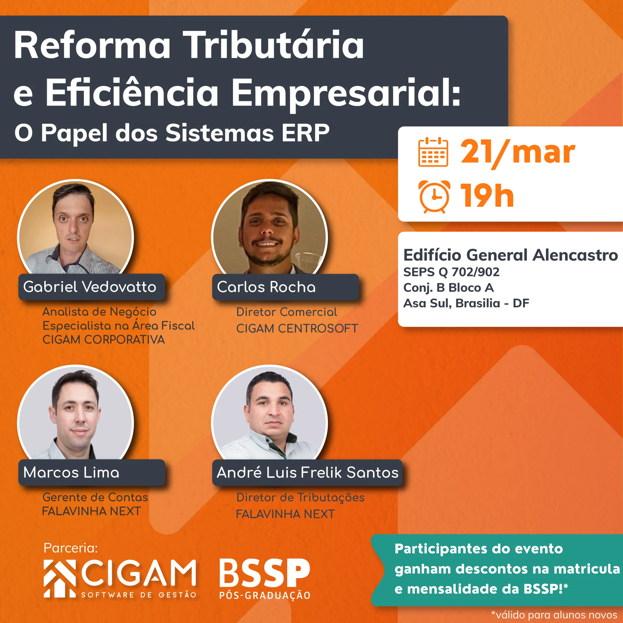 Evento Presencial DF | Reforma Tibutria e Eficincia Empresarial: O Papel dos Sistemas ERP.