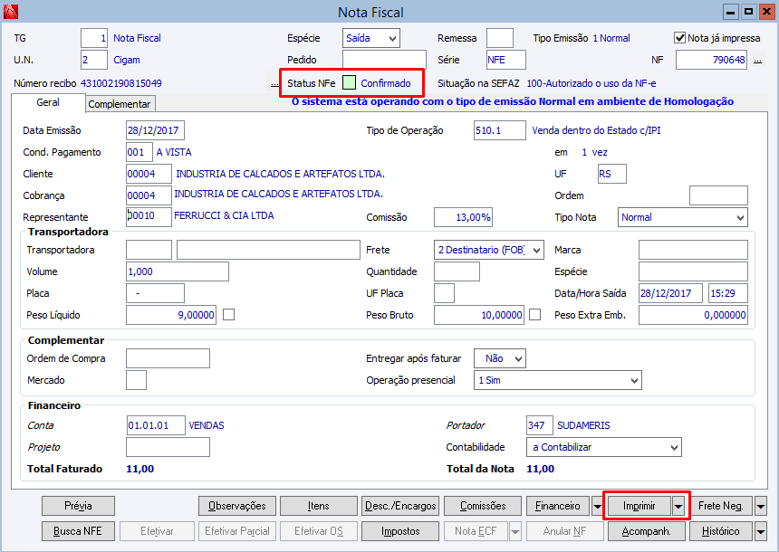 Arquivo Danfe Em PDF png CIGAM WIKI