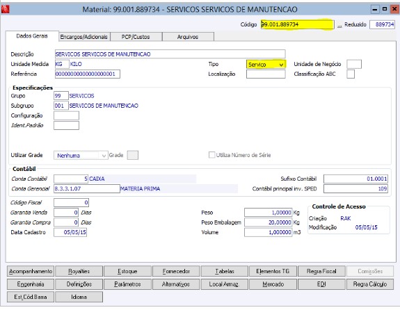Notas Fiscais de Importação