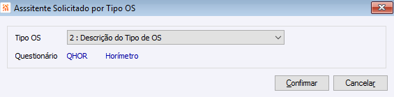 Assistente Solicitado por Tipo de OS