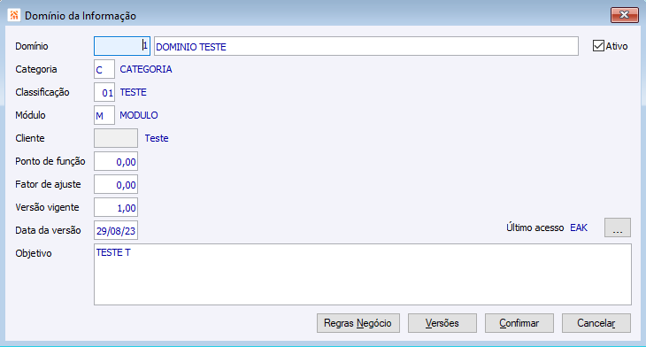 Domínio da Informação
