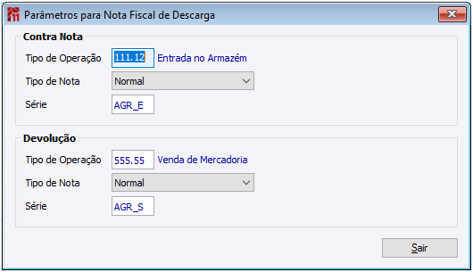 Arquivo:AZ ParametrosNFDescarga.png