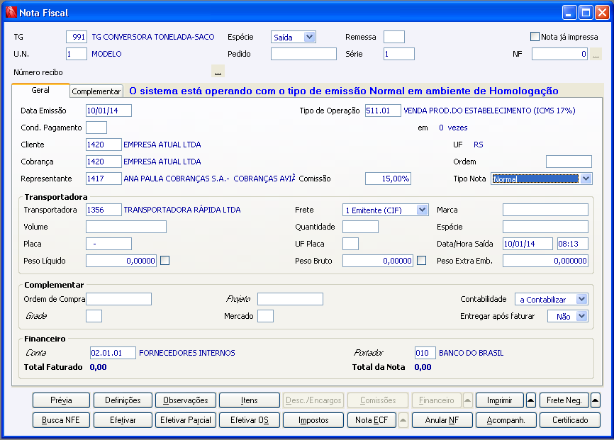 Arquivo:Nota Fiscal Avulsa Eletrônica - NFA-e 1.png - CIGAM WIKI