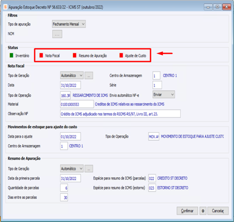 Apuração Adjudicação