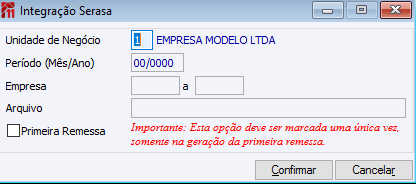 Remessa Serasa Jurídico