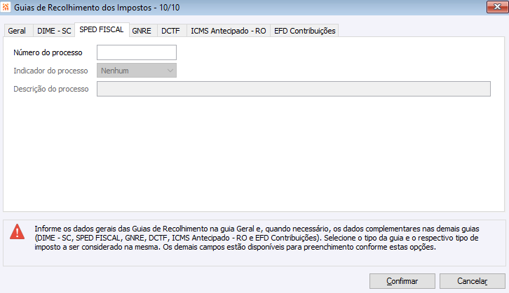 Guias de Recolhimento dos Impostos - 10 10