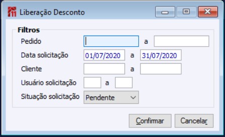 Liberação Desconto