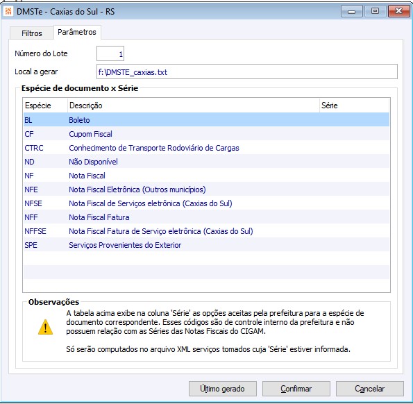 DMSTe - Caxias do Sul RS