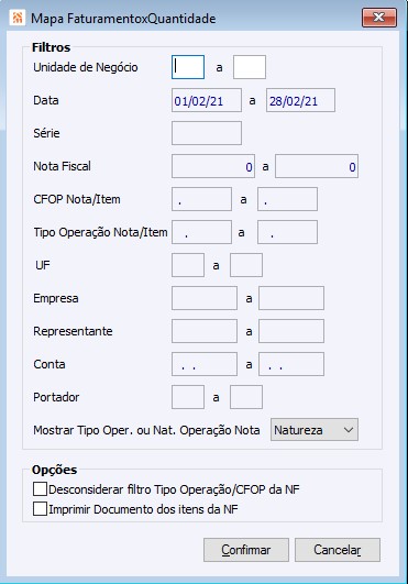Faturamento Relatórios 4