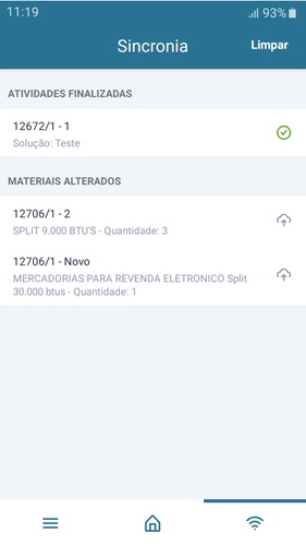 Materiais Alterados