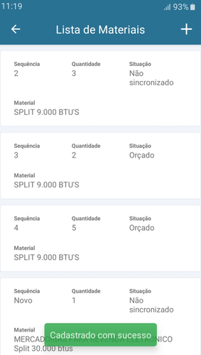Cadastro com Sucesso