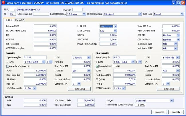 CM Gera Crédito ICMS Presumido 5