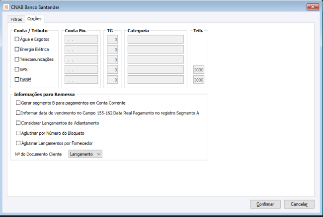 CNAB Banco Santander