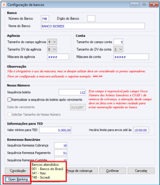 Arquivo:Cadastro Configuraçao Banco.png