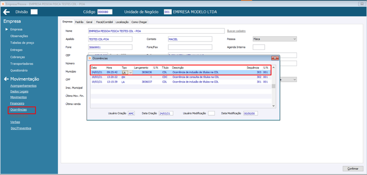 Cadastro_Empresa_Ocorrencias