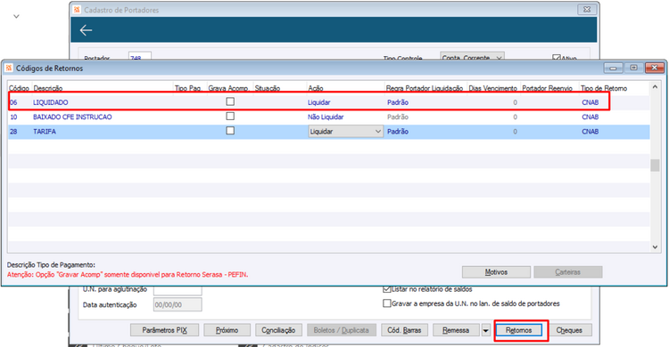 Cadastro_Portador_Codigo_Retorno