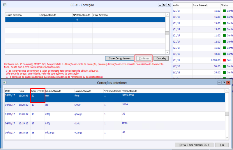Arquivo:Carta de Correção CTe 20 Eventos.png