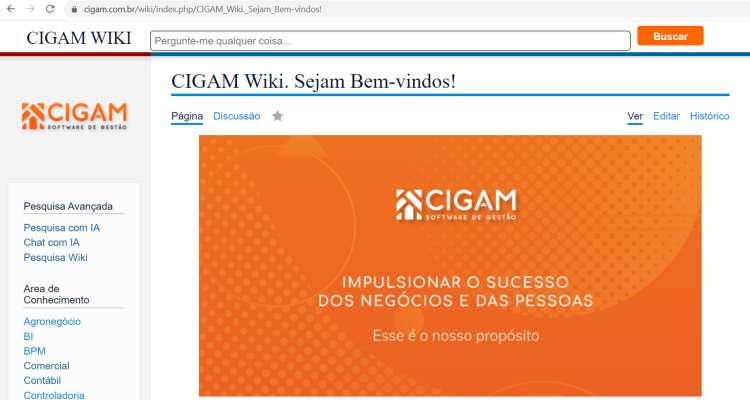 O que é a CIGAM Wiki? - CIGAM WIKI