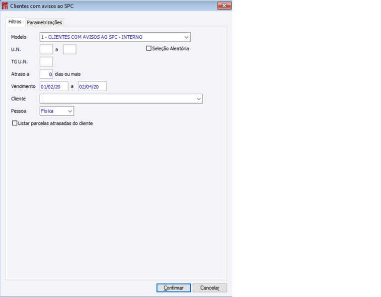 Arquivo:Clientes em aberto Cobrança SPC.png