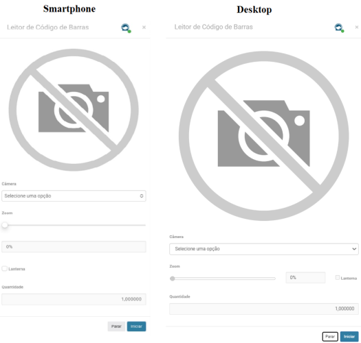 Configurações Leitor Portal Varejo