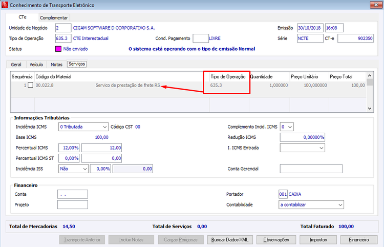 Conhecimento de Transporte Eletrônico 18.png