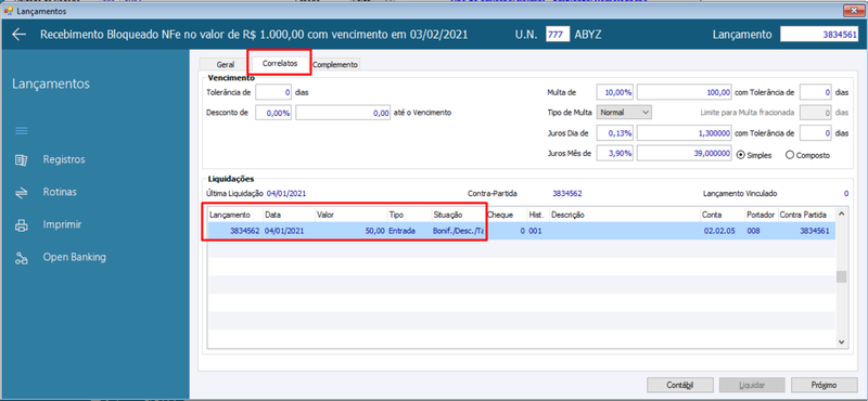 Arquivo:Correlatos Financeiro NF com Desc antes Confirmacao.png