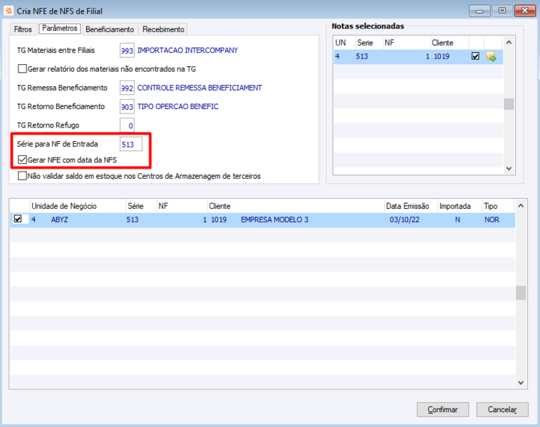 Arquivo:Cria NFE NFS Filial Parametros.png