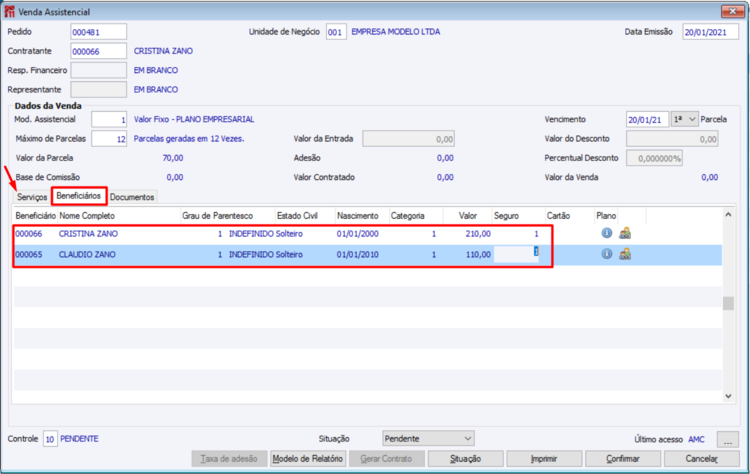 Criacao_Contrato_Venda_Assistencial_Add_Beneficiário2