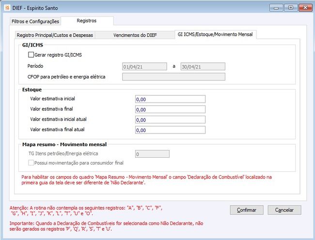 DIEF Espírito Santo