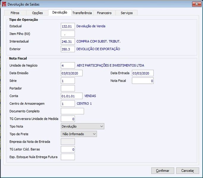 Arquivo:Devolução de Saídas Devoluções.jpeg