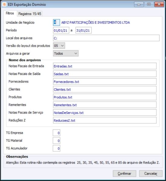 Arquivo:EDI Exportacao Dominio.jpeg