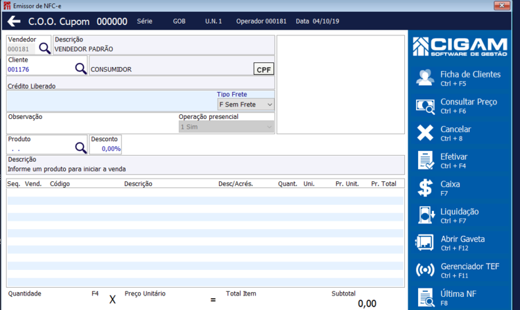 Emissor de Cupom Fiscal-ECF
