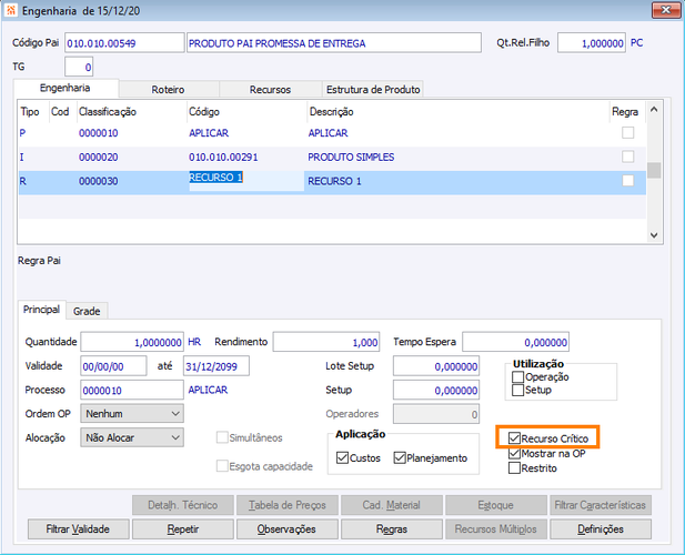 Recurso Crítico Engenharia