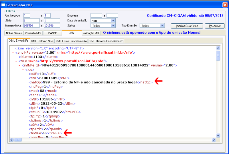 Arquivo:Estorno de NFe não Cancelada no Prazo Legal 7.png