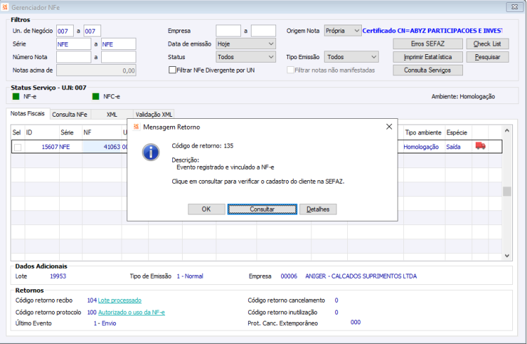 Eventos Apuração IBS e CBS 28