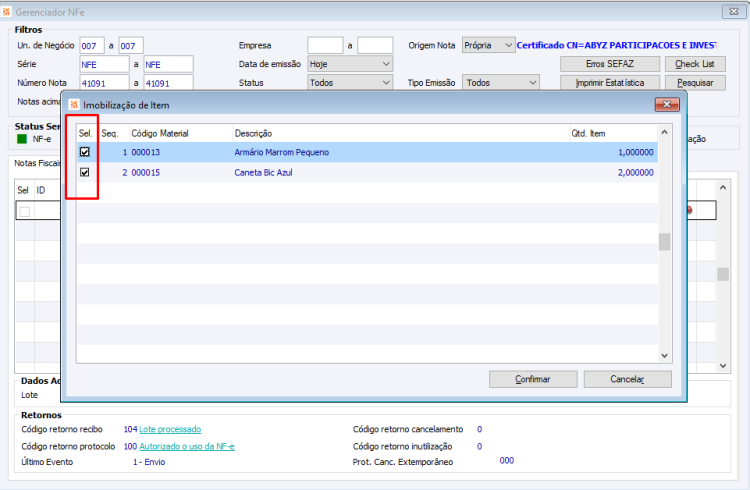 Eventos Apuração IBS e CBS 50