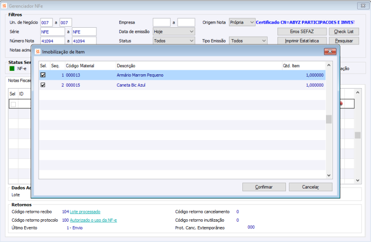 Eventos Apuração IBS e CBS 56