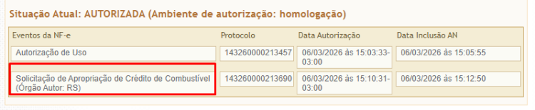 Eventos Apuração IBS e CBS 60