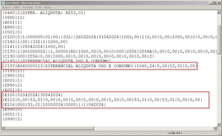 FAQ DiferencialAliquotaGIARSArquivoC197.png