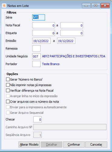 Faturamento Rotinas 13