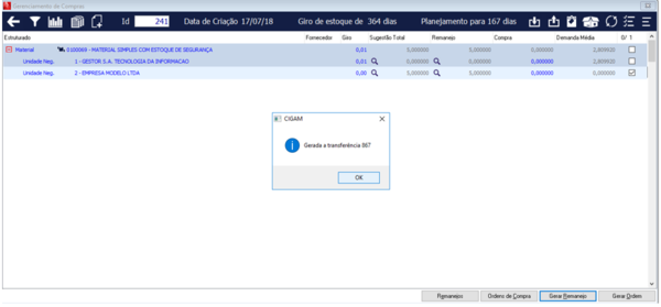 Gerenciamento de Compras