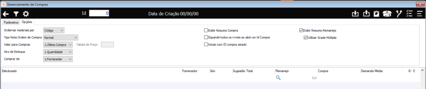 Gerenciador Configurações