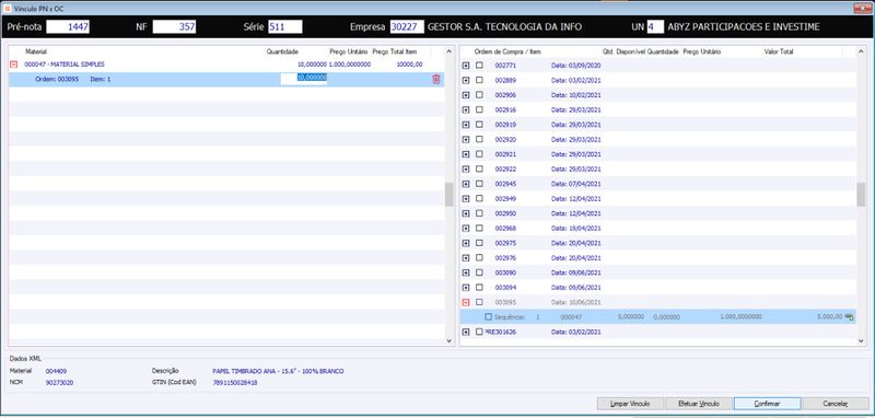 Arquivo:Gerenciador XML efetuar vinculo extra2.jpeg
