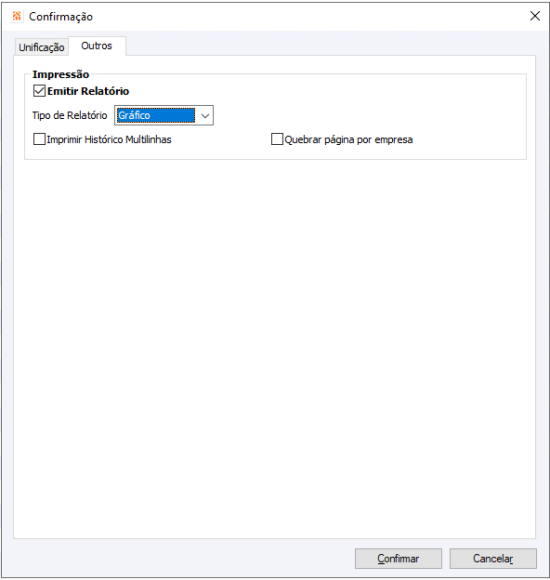 Unificar Contas a Receber