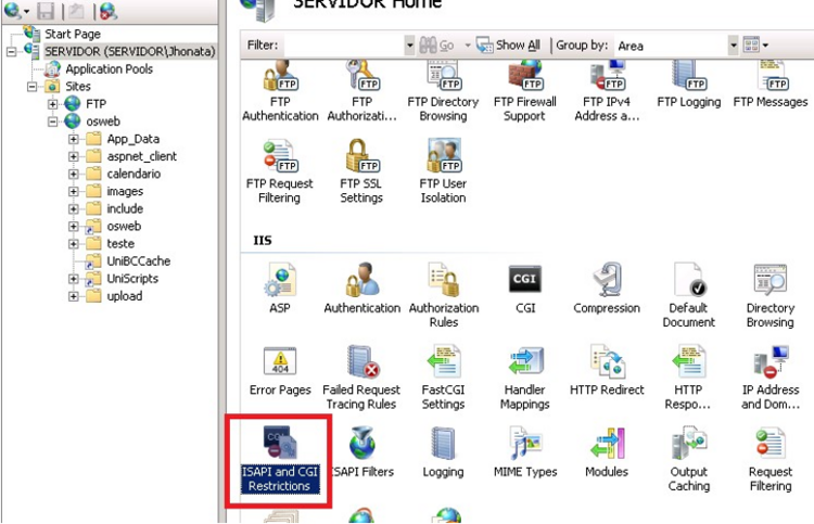Instalação do Gestão Serviço Web