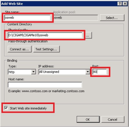 Instalação do Gestão Serviço Web