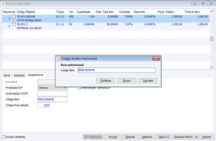 Integração com o Patrimônio 9
