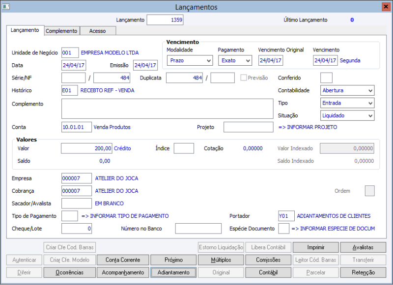 Arquivo:Lançamentos Financeiros Oficiais Gerados no Pedido 9.png
