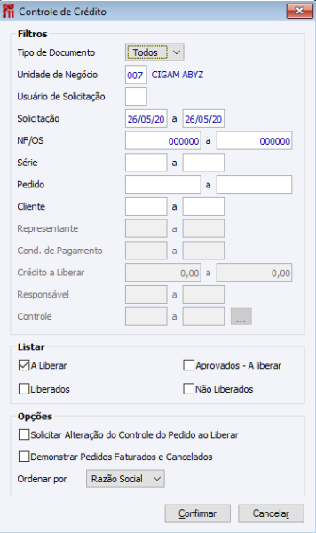 Arquivo:Liberação de Crédito na Efetivação de Pedidos 6.png