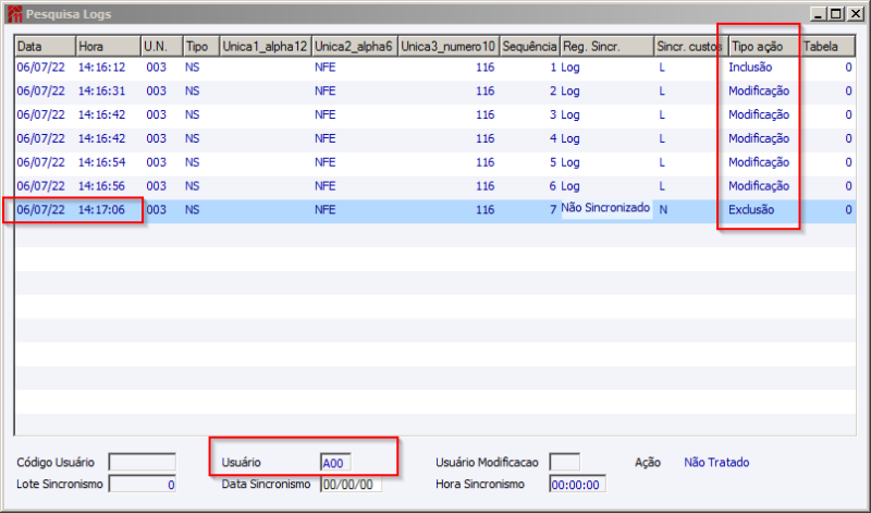 Arquivo:LogSincronismoNFSExclusao.png